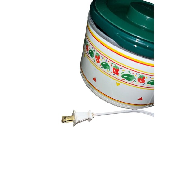 Vintage Rival Fiesta Crock-Ette 1 Qt Slow Cooker – Model 3200/3 – Tested & Works - Picture 12 of 16